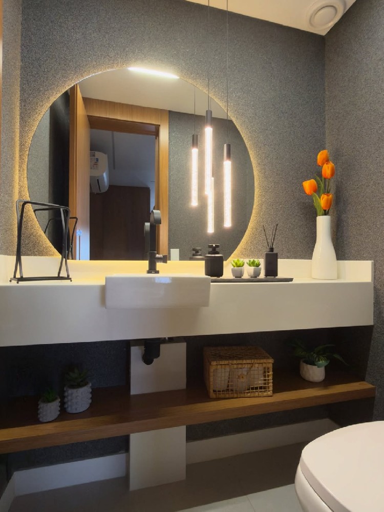 Bathroom Interior Wall Project