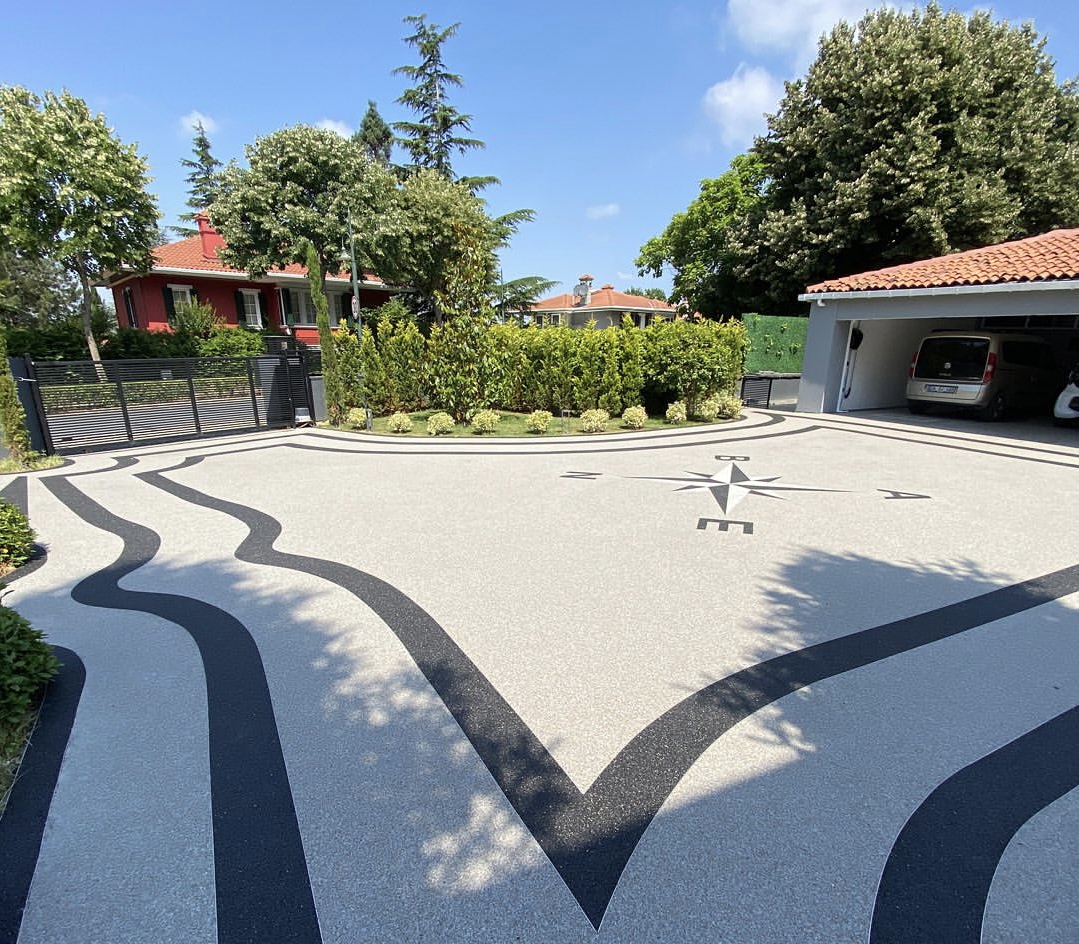 美蒂石高端别墅庭院地坪案例 | Meidis Resin Binder Villa Courtyard Case - 套装图