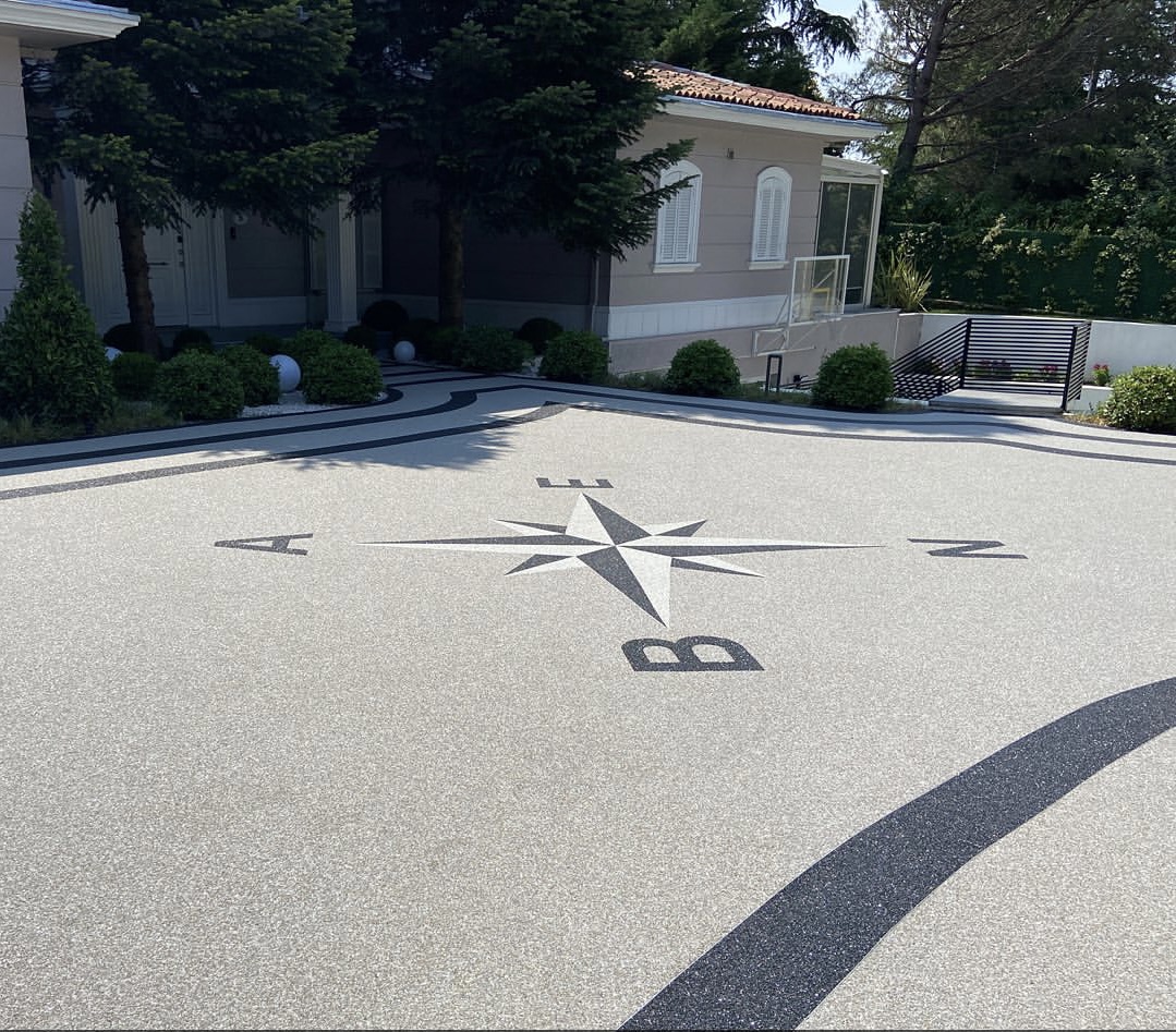 美蒂石高端别墅庭院地坪案例 | Meidis Resin Binder Villa Courtyard Case - 套装图