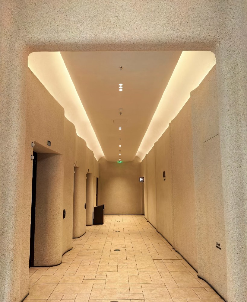 美蒂石极简酒店公区一体化案例 | Meidis Resin Binder Minimalist Hotel Public Area Case