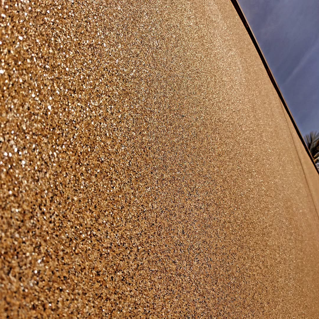 美蒂石暖棕通体砾石外墙内墙通用案例 | Meidis Resin Binder Warm Brown Gravel Wall Case - 套装图