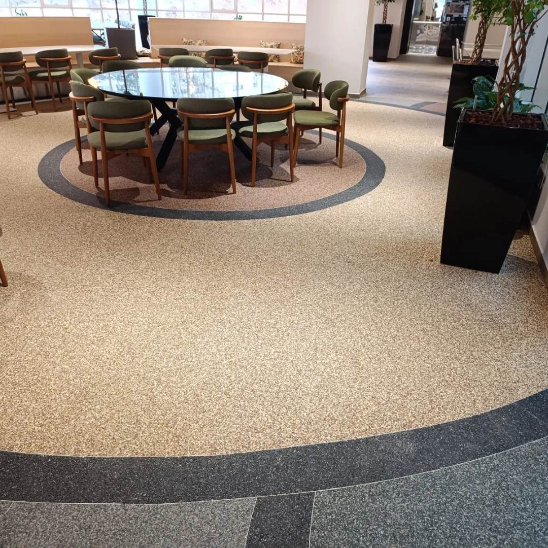 美蒂石中庭艺术砾石地坪 | Meidis Artistic Pebble Flooring For Luxury Atrium - 套装图