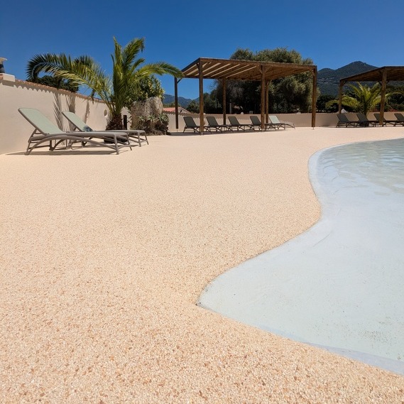 美蒂石南法度假泳池柔光砾石露台 | Meidis Luxury Provençal Resort Sand-Tone Pool Terrace - 套装图